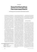 Geschichte_neu, Sekundarstufe II, Politik und Gesellschaft, Nationales Selbstverständnis, Mythen, Hermmansmythos, Varusschlacht, Germanen, Kulturkampf, Nation