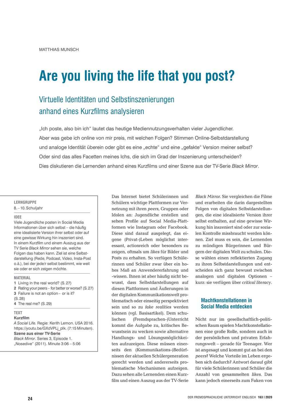 Are you living the life that you post? Preview 1