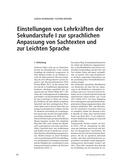 Deutsch_neu, Sekundarstufe I, Lesen, Erschließung von Texten, Diskussion, Empirie, Kontext, Forschung, Fragestellung, Hypothese